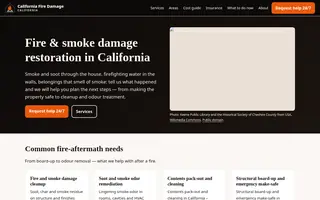 Home page of californiafiredamage.com