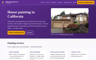 Home page of californiapainterpro.com