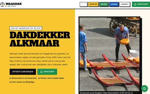 Home page of Waagdak