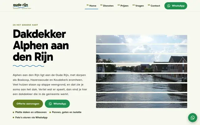 Home page of Oude Rijn Dakwerk