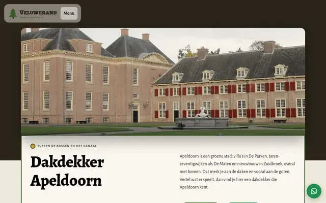 Home page of Veluwerand Daken