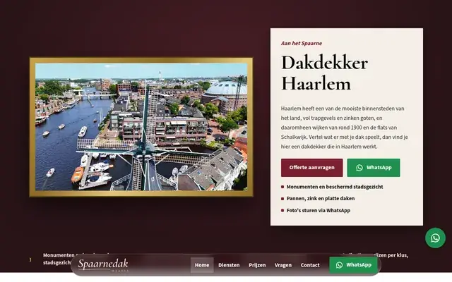 Home page of Spaarnedak