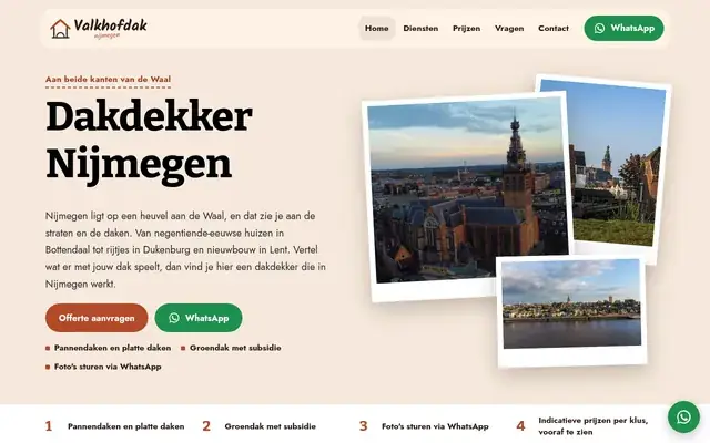 Home page of Valkhofdak