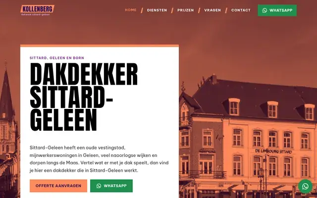 Home page of Kollenberg Dakwerk