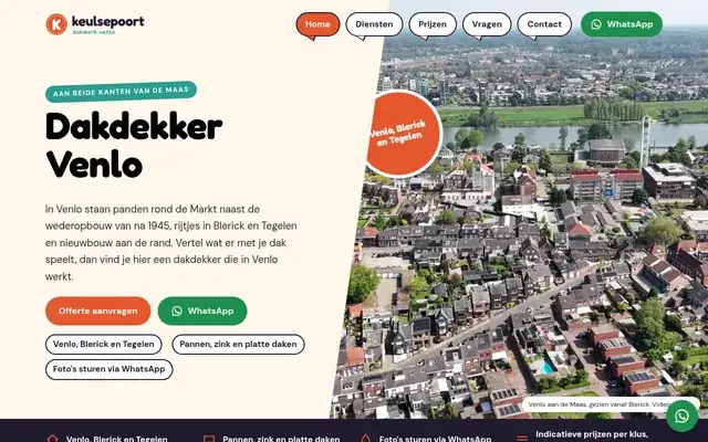Home page of Keulsepoort Dakwerk