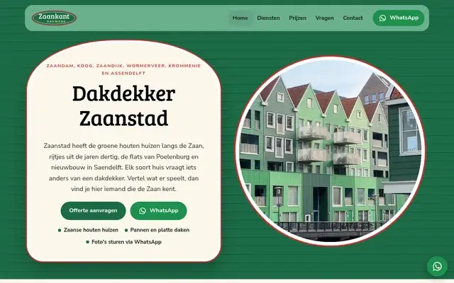 Home page of Zaankant Dakwerk