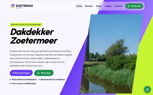 Home page of Zoeterdak