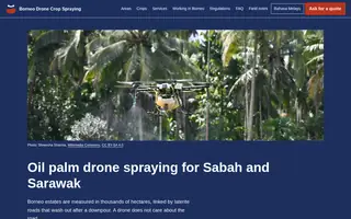 Home page of dronecropsprayingmalaysia.com