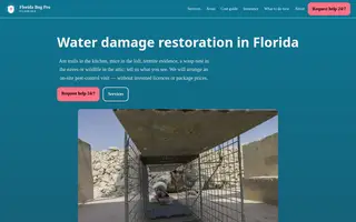 Home page of floridabugpro.com