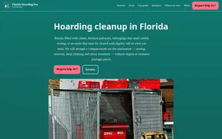 Home page of floridahoardingpro.com