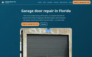 Home page of floridaopenerpro.com