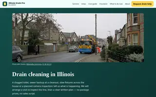 Home page of illinoisdrainpro.com