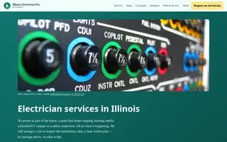 Home page of illinoiselectricianpro.com
