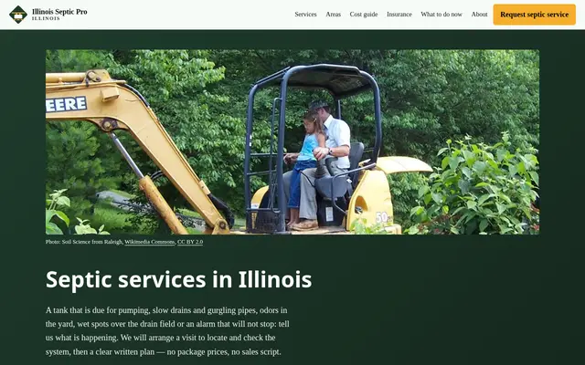 Home page of illinoissepticpro.com