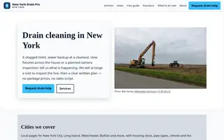 Home page of newyorkdrainpro.com