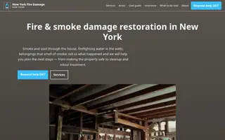 Home page of newyorkfiredamage.com