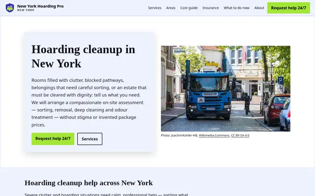 Home page of newyorkhoardingpro.com
