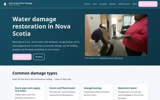 Home page of novascotiawaterdamage.com