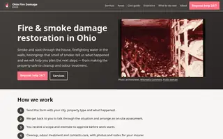 Home page of ohiofiredamage.com