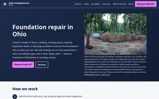 Home page of ohiofoundationpro.com