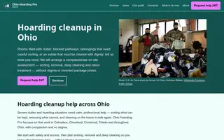 Home page of ohiohoardingpro.com