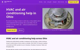 Home page of ohiohvacpro.com