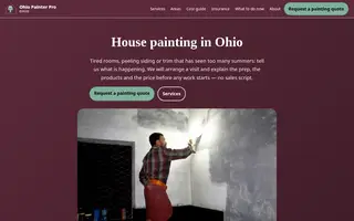Home page of ohiopainterpro.com