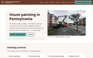 Home page of pennsylvaniapainterpro.com