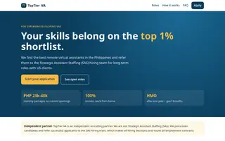 Home page of toptierva.com